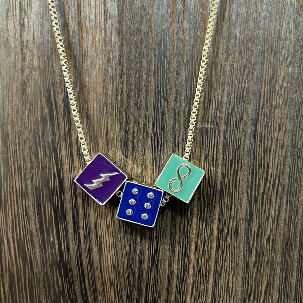3/$18 Lucky Dice 18” Necklace with 3” Extender - Lot 517